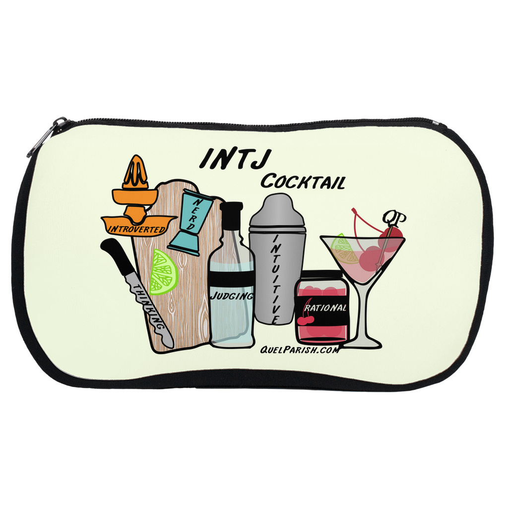 INTJ Cocktail Cosmetic Bag