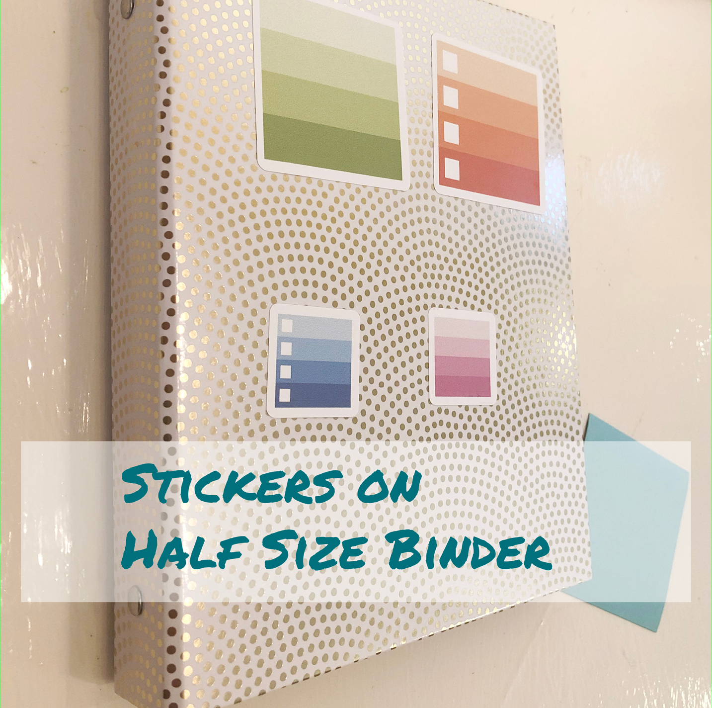 Graduated Color List Printable Stickers download preview half size binder Quel Parish