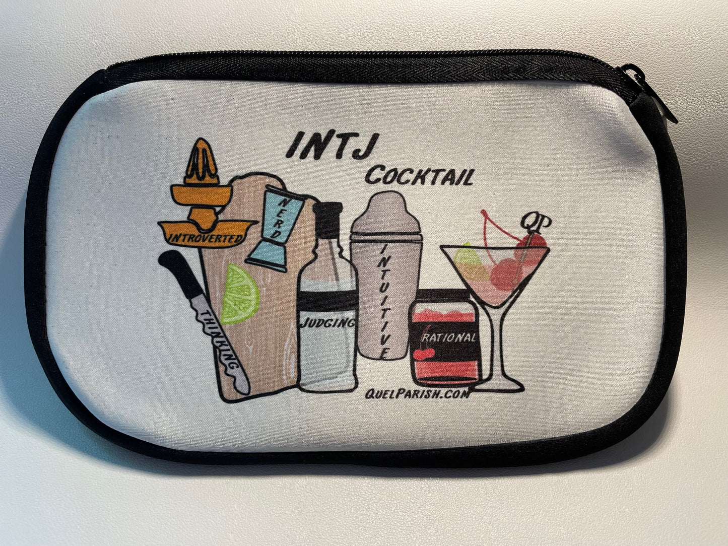 INTJ Cocktail Cosmetic Bag