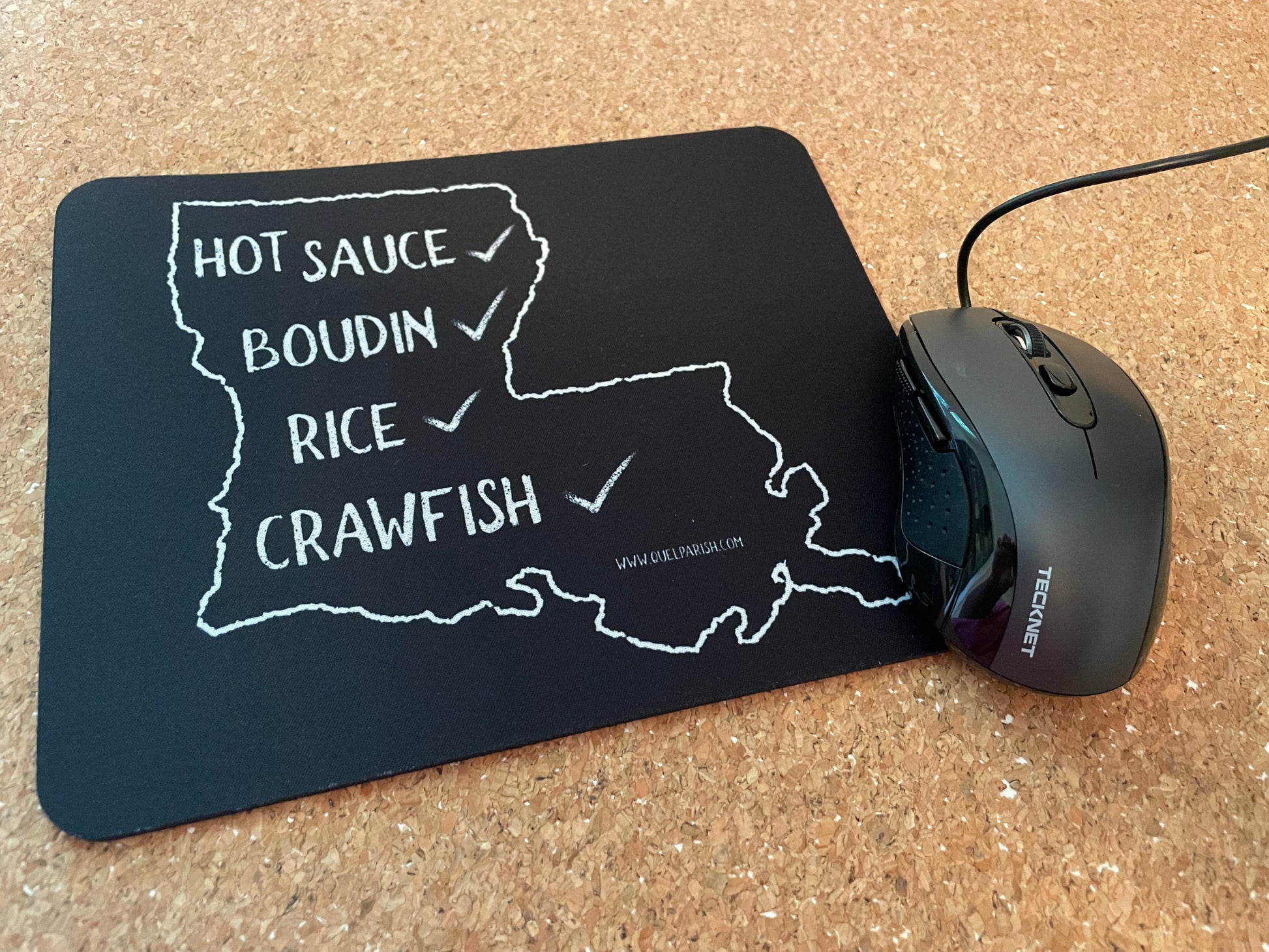 Louisiana Food Pride Mouse Pad Gift