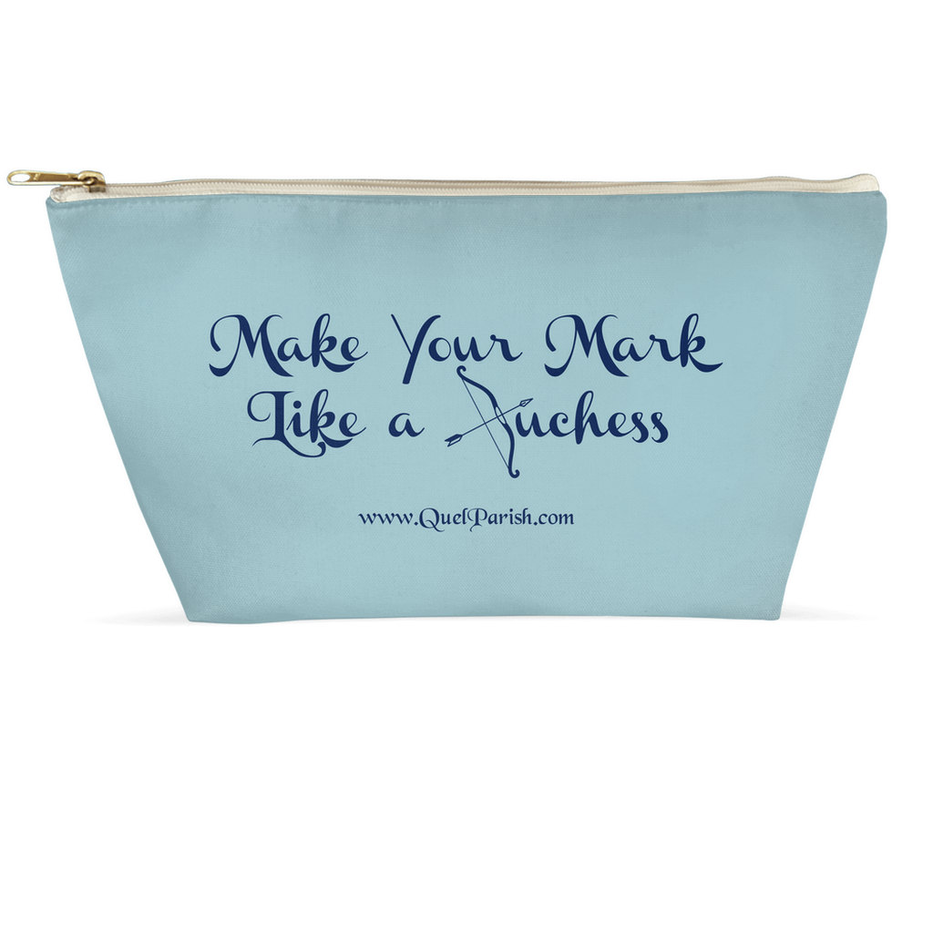 Make Your Mark Like a Duchess Dual Sided Cosmetic Zip Bag