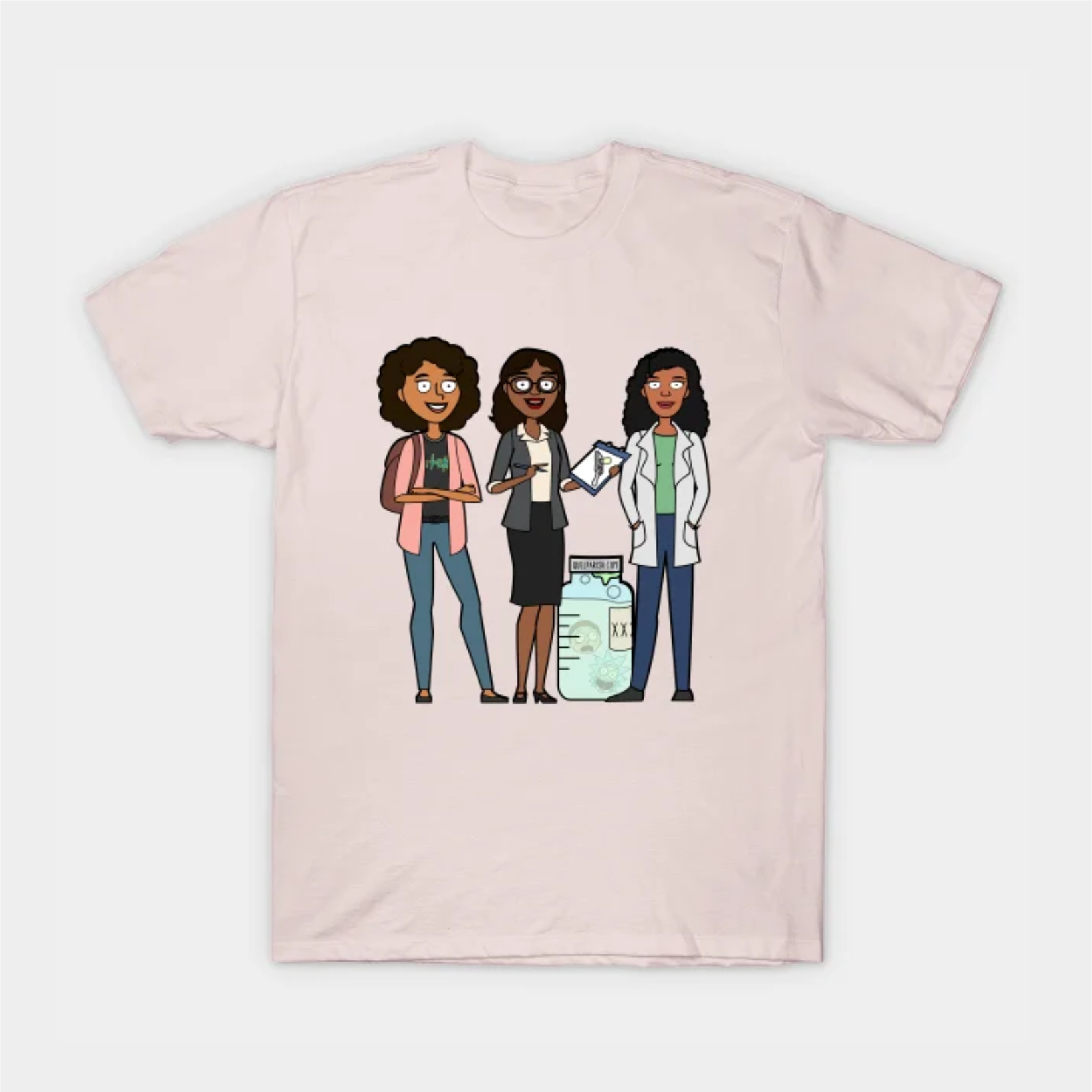 Black Women in STEM Rick and Morty Style Quel Parish