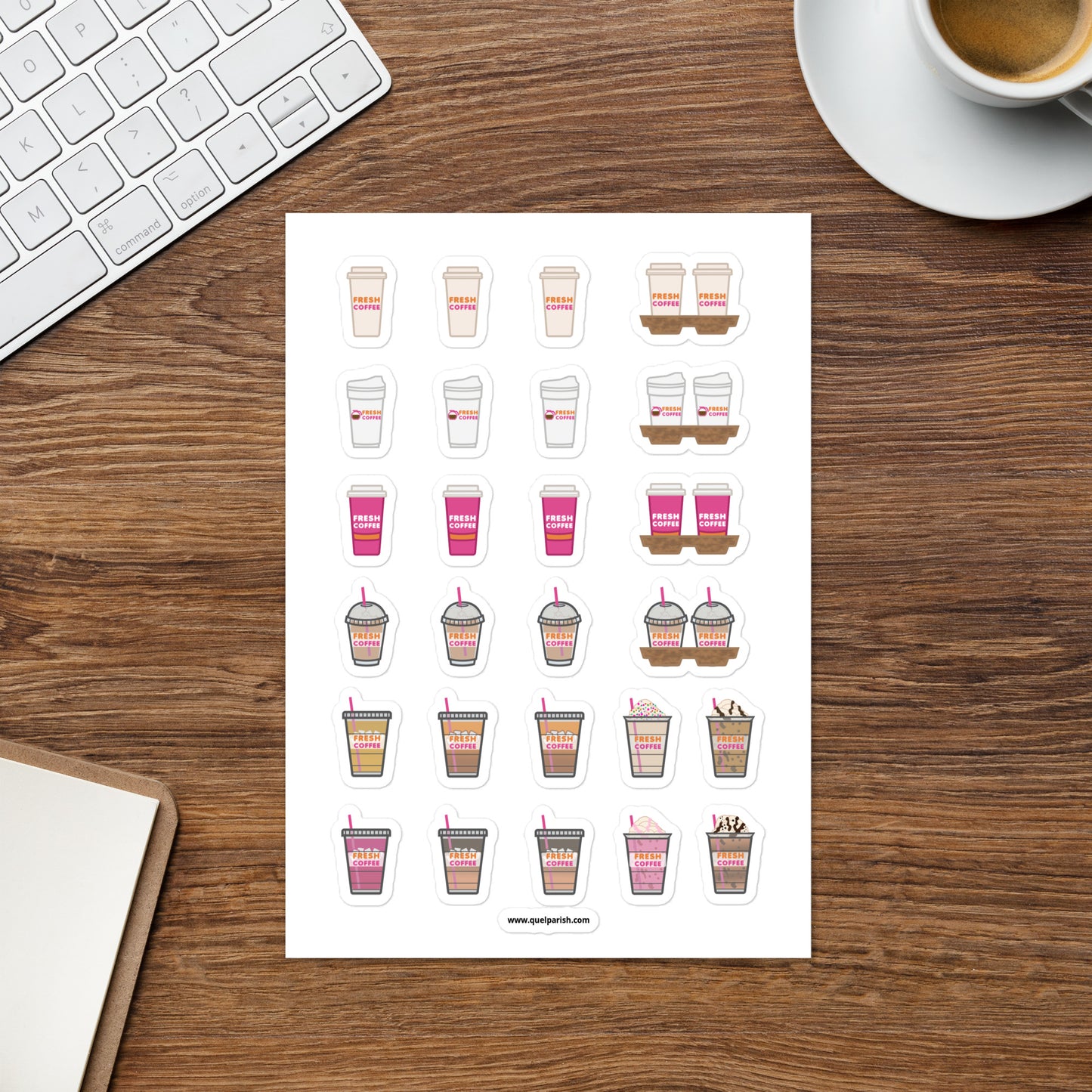 McDunkit Coffee-To-Go Sticker Sheet