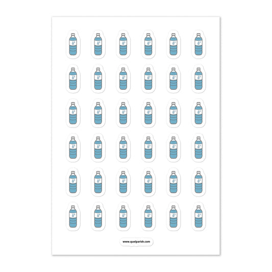 Water Bottle Sticker Sheet